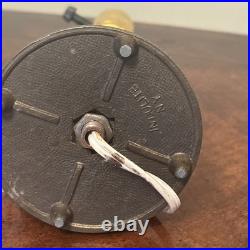 Antique Art Deco Butterscotch Bakelite Candlestick Lamp Brass Fittings Rewired