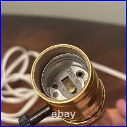 Antique Art Deco Butterscotch Bakelite Candlestick Lamp Brass Fittings Rewired Antique Art Deco Butterscotch Bakelite Candlestick Lamp Brass Fittings Rewired