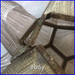Antique Art Deco Moravian Star Prismatic 18 Light Parts Only $200 Ea. 10 Avail Antique Art Deco Moravian Star Prismatic 18 Light Parts Only $200 Ea. 10 Avail