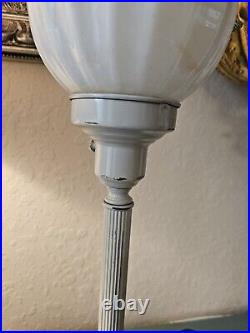 Antique Art Deco Table Lamp-Street Light Design-All Parts Original/Works