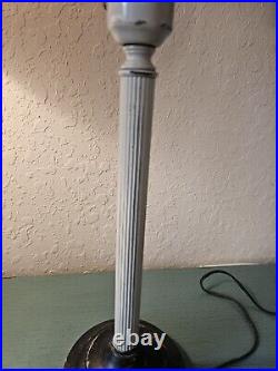 Antique Art Deco Table Lamp-Street Light Design-All Parts Original/Works