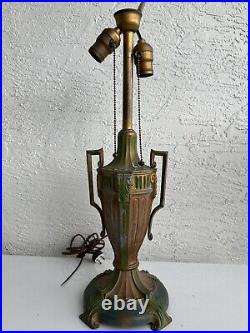 Antique Art Nouveau Ornate Table Lamp Base 7A Parts Restore