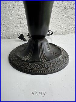 Antique Art Nouveau Table Lamp Base Parts Restore 7Z