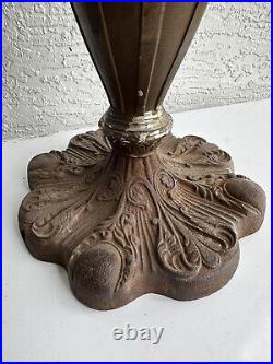 Antique Art Nouveau Table Lamp Base Parts Restore 8B