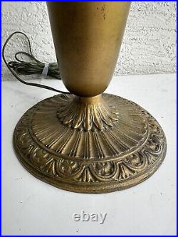 Antique Art Nouveau Table Lamp Base Parts Restore 8G