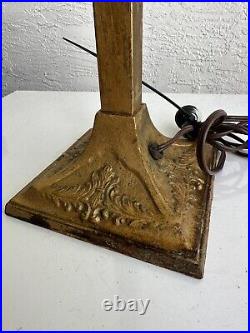 Antique Art Nouveau Table Lamp Parts Restore 3N
