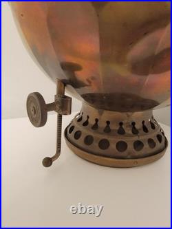 Antique B&H Oil Lamp Rare No. 5 Radiant 1895 Brass great for parts or restoring