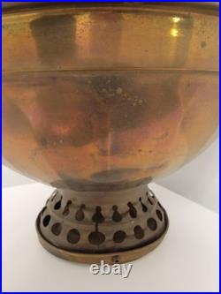 Antique B&H Oil Lamp Rare No. 5 Radiant 1895 Brass great for parts or restoring