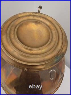 Antique B&H Oil Lamp Rare No. 5 Radiant 1895 Brass great for parts or restoring