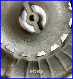 Antique Barley Twist Floor Lamp Parts Cast Iron Brass For Reassembly Restoring