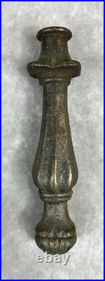 Antique Barley Twist Floor Lamp Parts Cast Iron Brass For Reassembly Restoring