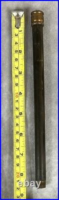 Antique Barley Twist Floor Lamp Parts Cast Iron Brass For Reassembly Restoring