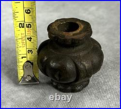 Antique Barley Twist Floor Lamp Parts Cast Iron Brass For Reassembly Restoring