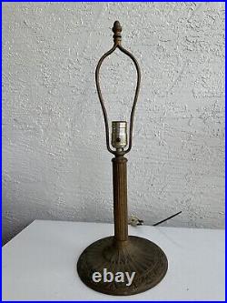Antique Benham And Froud Table Lamp Base Parts Restore 4P