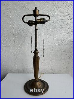 Antique Bradley And Hubbard Table Lamp Base 6X Parts Restore