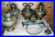 Antique_Bradley_Hubbard_Brass_Oil_Lamp_Font_Parts_Lot_4_VTG_Ornate_And_Bracket_01_ogoc