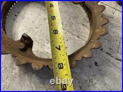 Antique Bradley Hubbard Cast Iron Hanging Oil Lamp Lighting Parts Chain Base