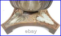 Antique Bradley Hubbard Slag Glass 3 Socket Lamp Base Only 23 Tall Parts/Repair