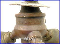 Antique Bradley Hubbard Slag Glass 3 Socket Lamp Base Only 23 Tall Parts/Repair