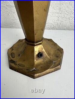 Antique Bradley and Hubbard heavy table lamp base parts restore 2J