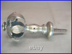 Antique Brass Bronze Chandelier Decoration Flower Leaf Lamp Light Parts old 68B