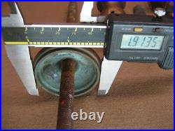 Antique Brass Bronze Chandelier Decoration Flower Leaf Lamp Light Parts old 68B