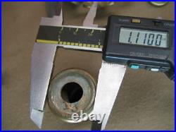 Antique Brass Bronze Chandelier Decoration Flower Leaf Lamp Light Parts old 68B