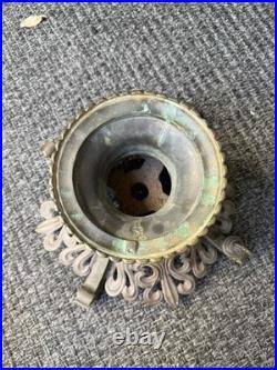 Antique Brass Bronze Louis Rococo Gas Lamp Chandelier Body Base Parts Restore