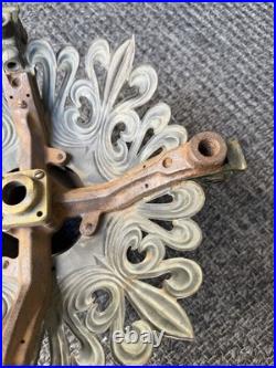 Antique Brass Bronze Louis Rococo Gas Lamp Chandelier Body Base Parts Restore