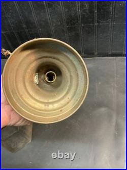Antique Brass Early Pendant Hanging Lamp with Frosted Glass Shade-parts Repair