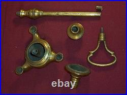 Antique Brass Gas Lamp Parts Lot