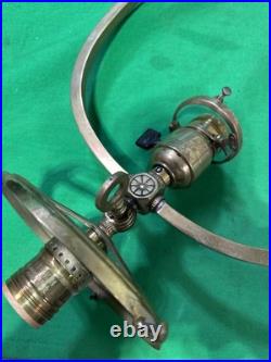 Antique Brass Hanging Ceiling 36 Pendant Light No Shade Parts Or Repairs