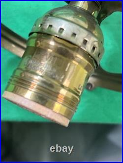 Antique Brass Hanging Ceiling 36 Pendant Light No Shade Parts Or Repairs