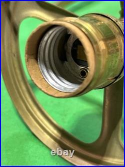 Antique Brass Hanging Ceiling 36 Pendant Light No Shade Parts Or Repairs