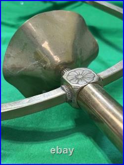 Antique Brass Hanging Ceiling 36 Pendant Light No Shade Parts Or Repairs