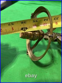 Antique Brass Hanging Ceiling 36 Pendant Light No Shade Parts Or Repairs