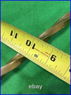 Antique Brass Hanging Ceiling 36 Pendant Light No Shade Parts Or Repairs