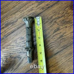 Antique Candelabra Table Lamp FOR PARTS OR RESTORATION Cherubs Putti Pot Metal