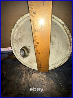 Antique Cast Metal Adjustable Gooseneck (Desk Lamp) For Parts or Restore
