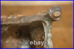 Antique Cast Metal Lamp Base Parts or Repair