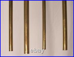 Antique Chandelier Light Arms Parts Vtg Victorian Brass Polished Part USA #R12