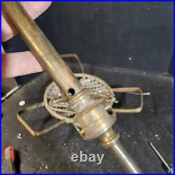 Antique Classical 4 LIGHT Crystal Basket CHANDELIER brass project parts federal