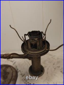 Antique Cleveland Safety Library Student Lamps Date 1871 FOR PARTS OR REPAIR