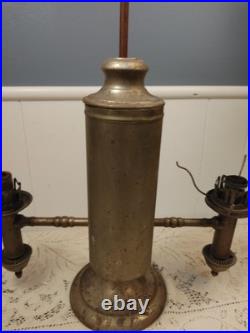 Antique Cleveland Safety Library Student Lamps Date 1871 FOR PARTS OR REPAIR