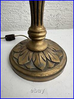 Antique D. M Co Table Lamp Base Parts Restore 5L