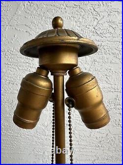 Antique D. M Co Table Lamp Base Parts Restore 5L