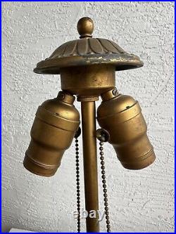 Antique D. M Co Table Lamp Base Parts Restore 5L