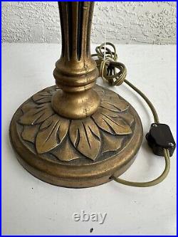 Antique D. M Co Table Lamp Base Parts Restore 5L