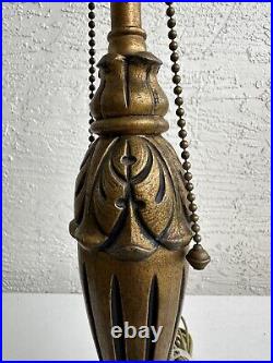 Antique D. M Co Table Lamp Base Parts Restore 5L
