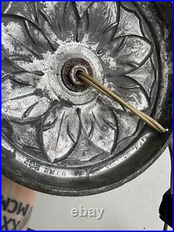 Antique D. M Co Table Lamp Base Parts Restore 5L